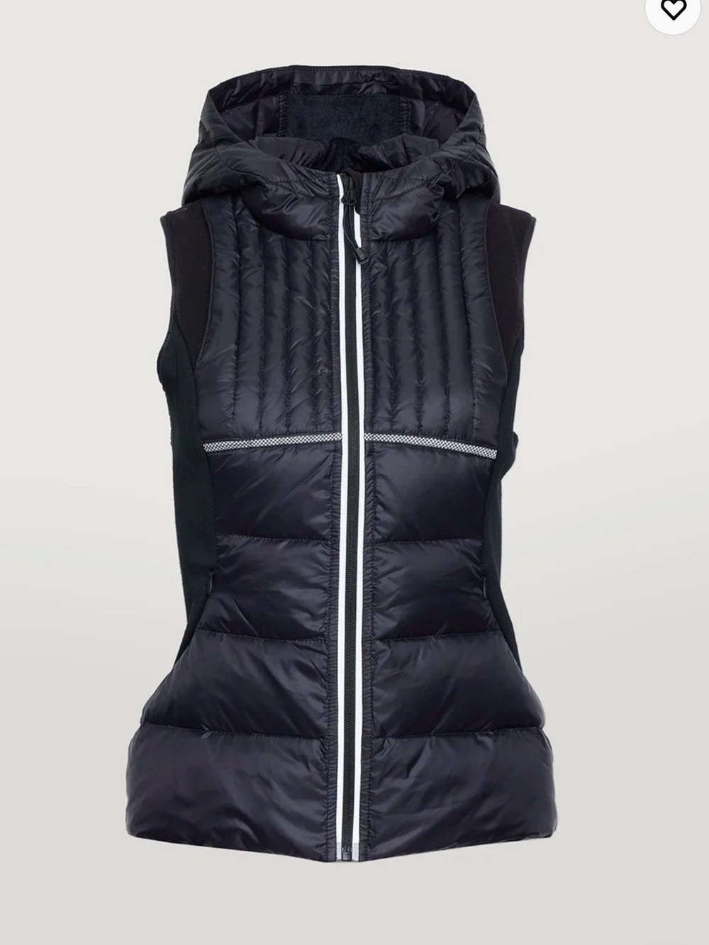 Blanc Noir Reflective Inset Featherweight Vest Down Filled , size XS